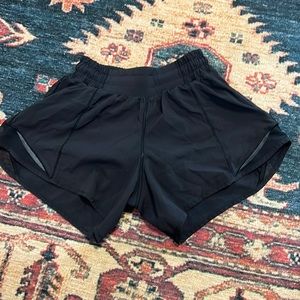 Black lululemon shorts 0